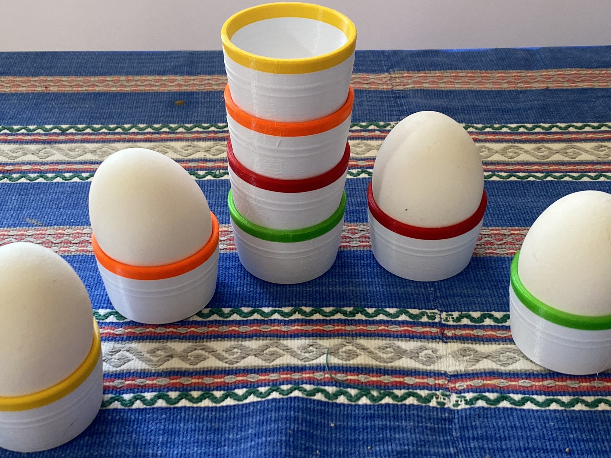 Stackable Egg Cups Simple