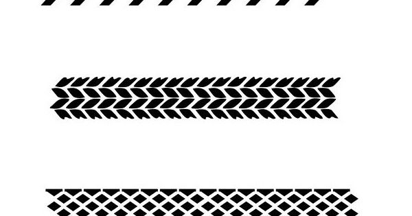 Airbrush stencil ST-TX002-tyre-marks-paint-hobby-stencil by Algernon | Download free STL model | Printables.com