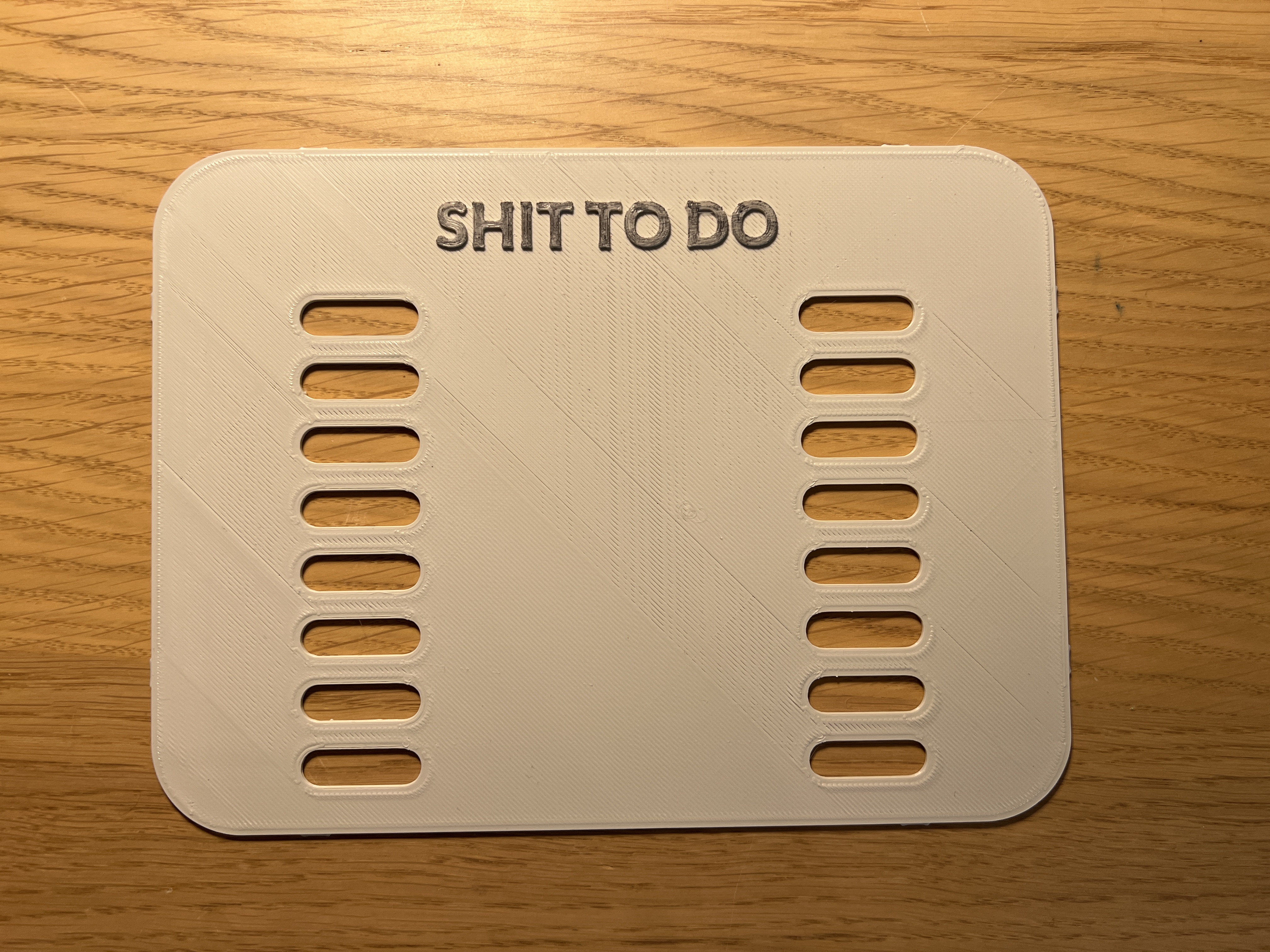 Blank Coverplate - Household Task Planner by Nils Kal