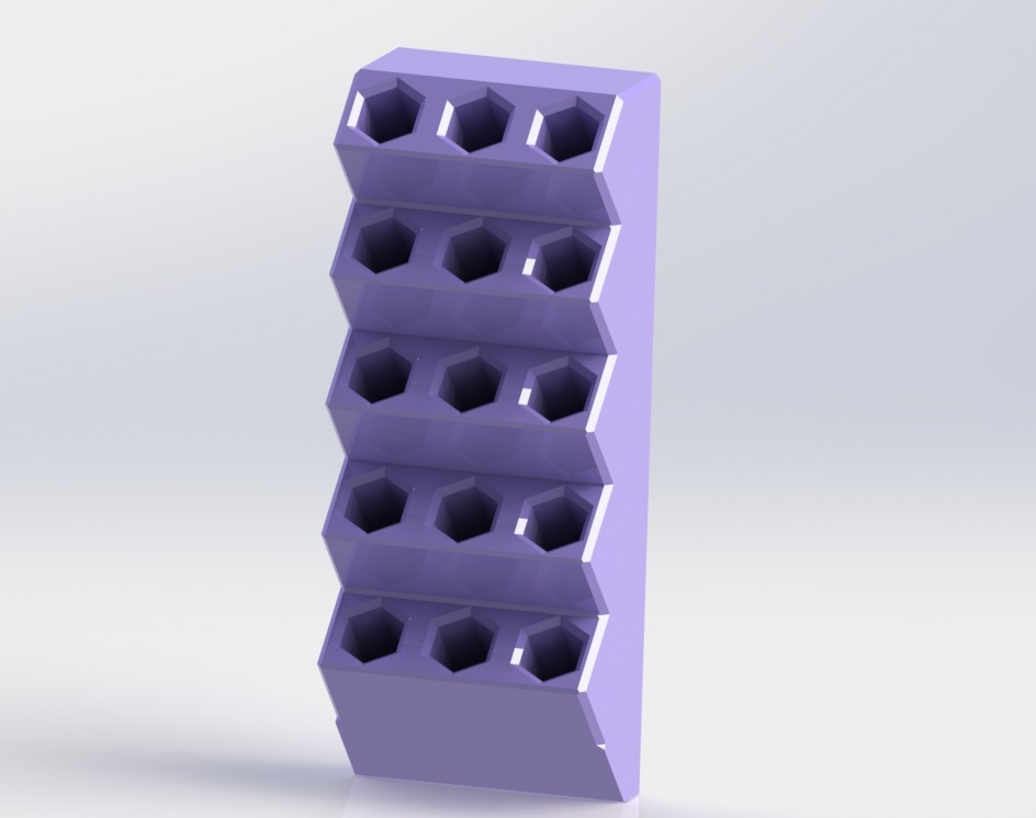 Hexagon bits holder IKEA SKADIS