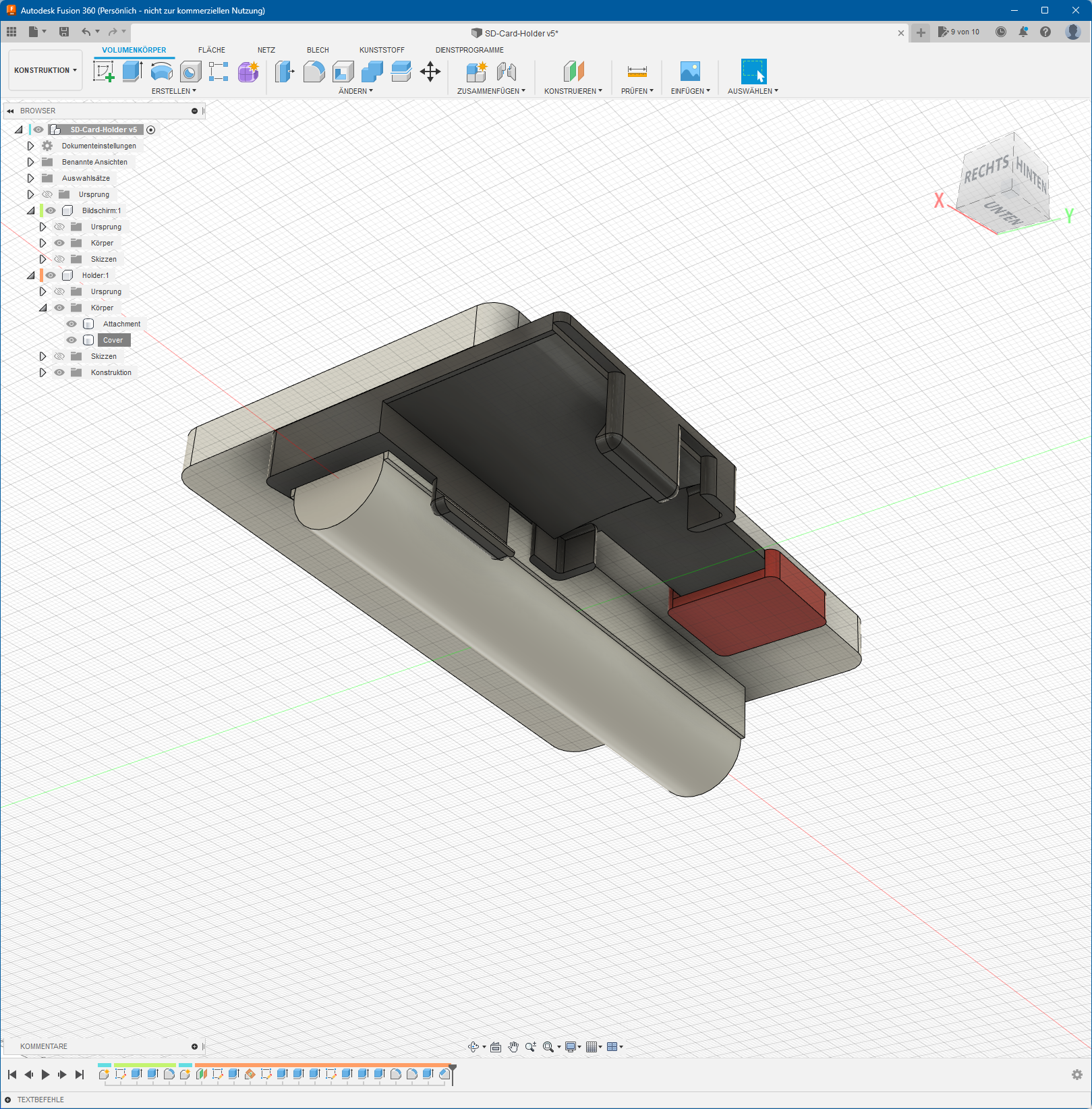 Bambu Lab X1 SD-Adapter-Attachment by ZzoyozZ | Download free STL model ...