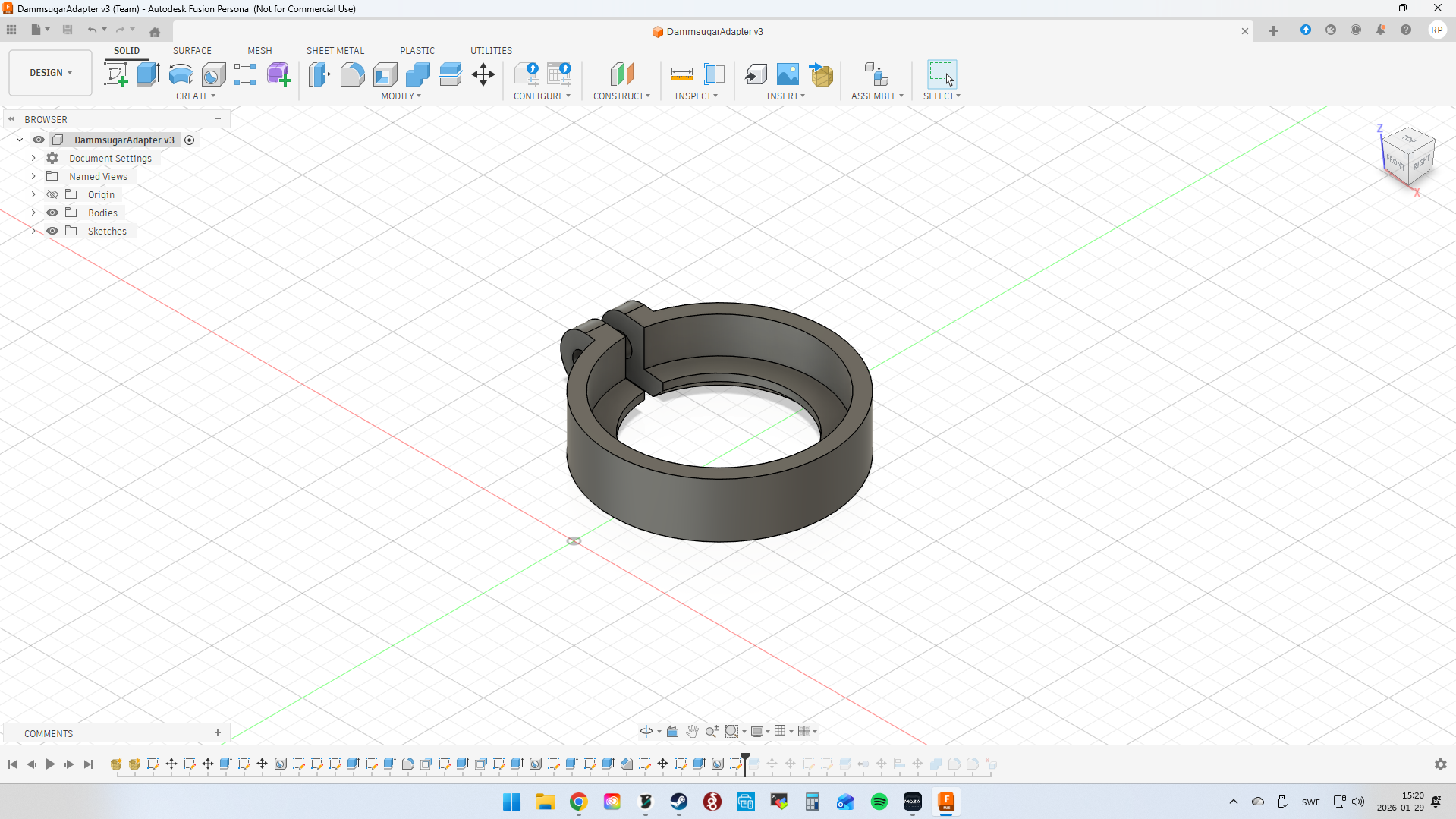 Spindle / dust boot adapter
