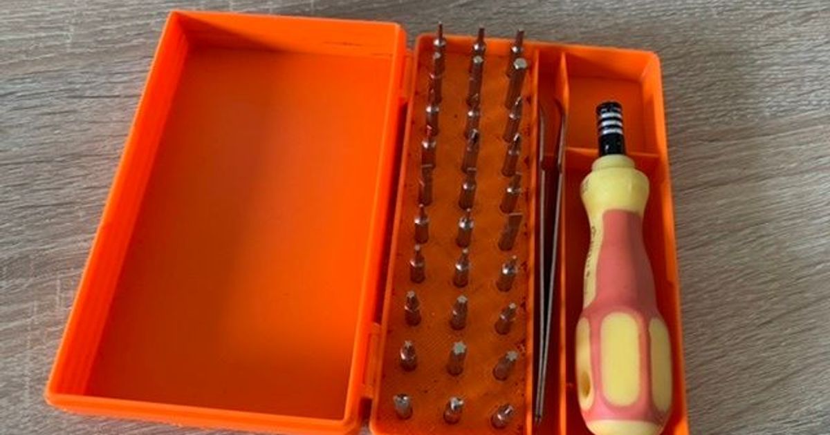 Screwdriver Set Case by spckr Download free STL model