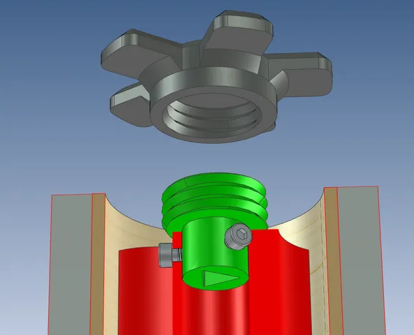 Stretch film holder tuning