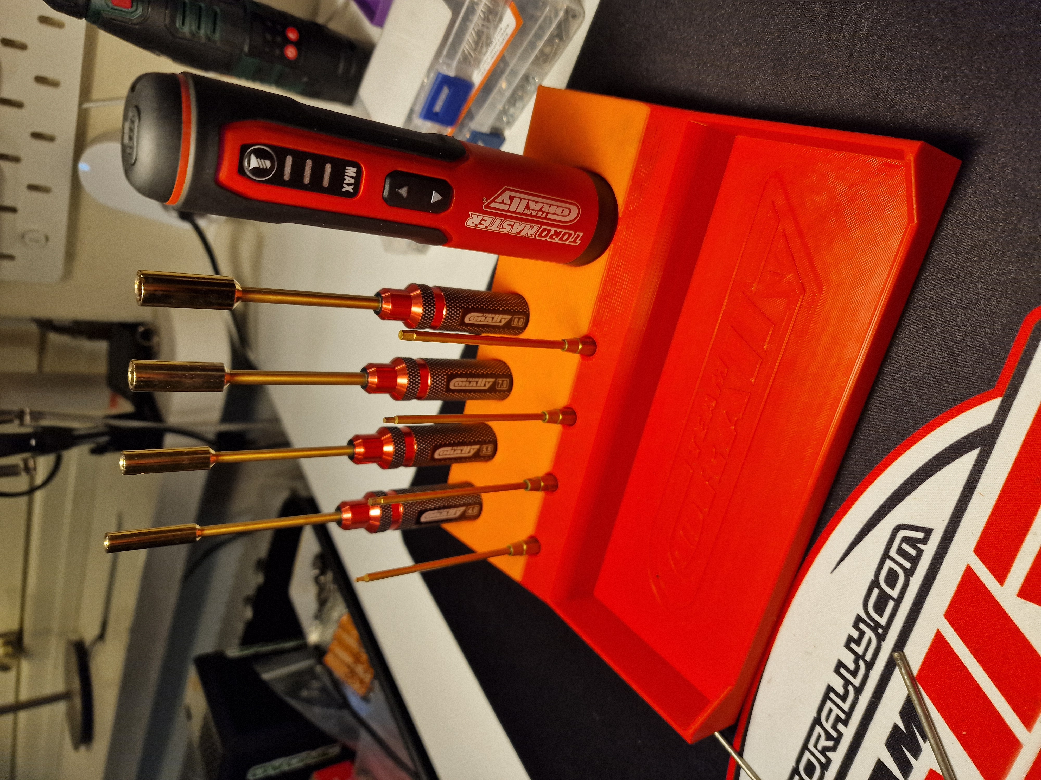 Rebuild RC's Team Corally TorqMaster and Tool Display