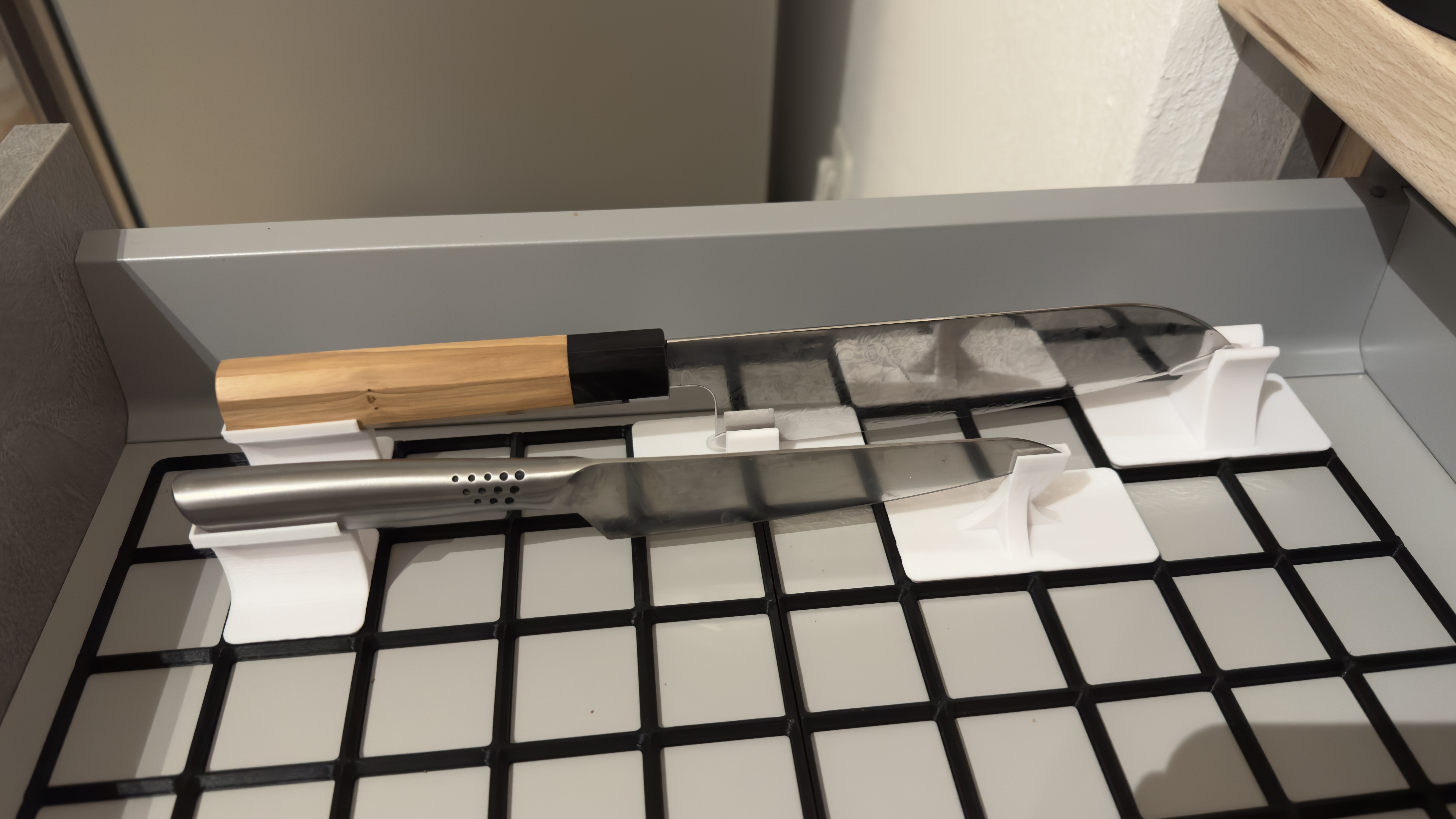 "fancy" chef knives holder 3D model thumbnail