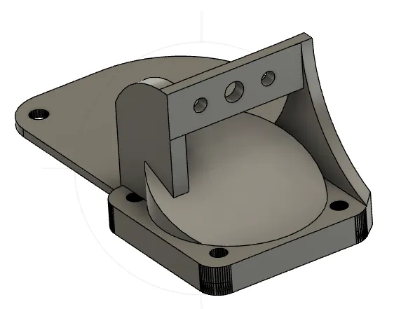 Hemera 5015 fan and bltouch mount