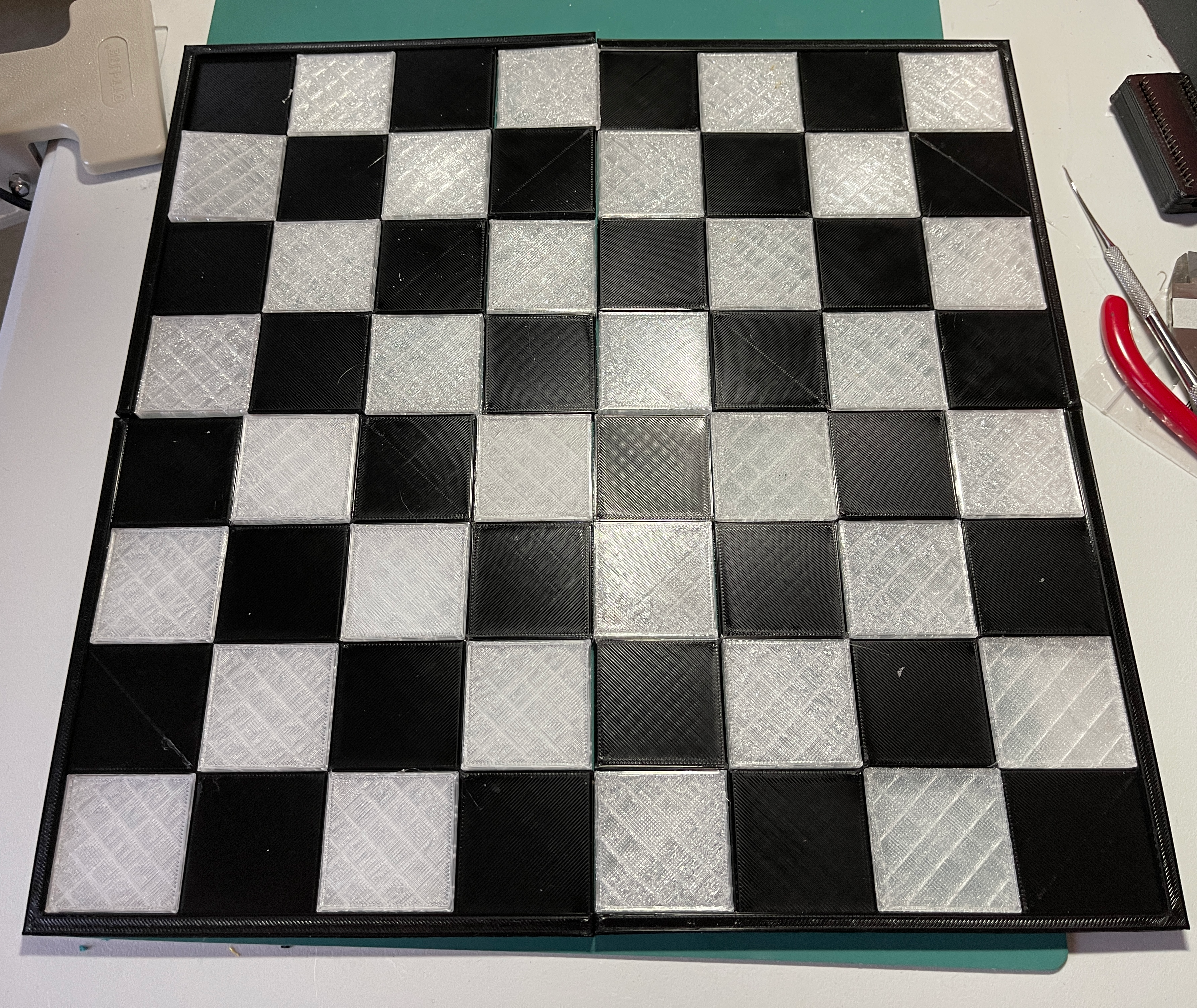 Chess Board to print on small printer