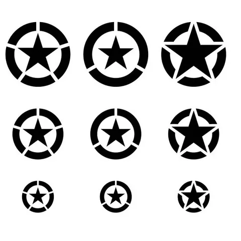 Airbrush stencil ST-AIR004-USAF-marks-paint-hobby-stencil