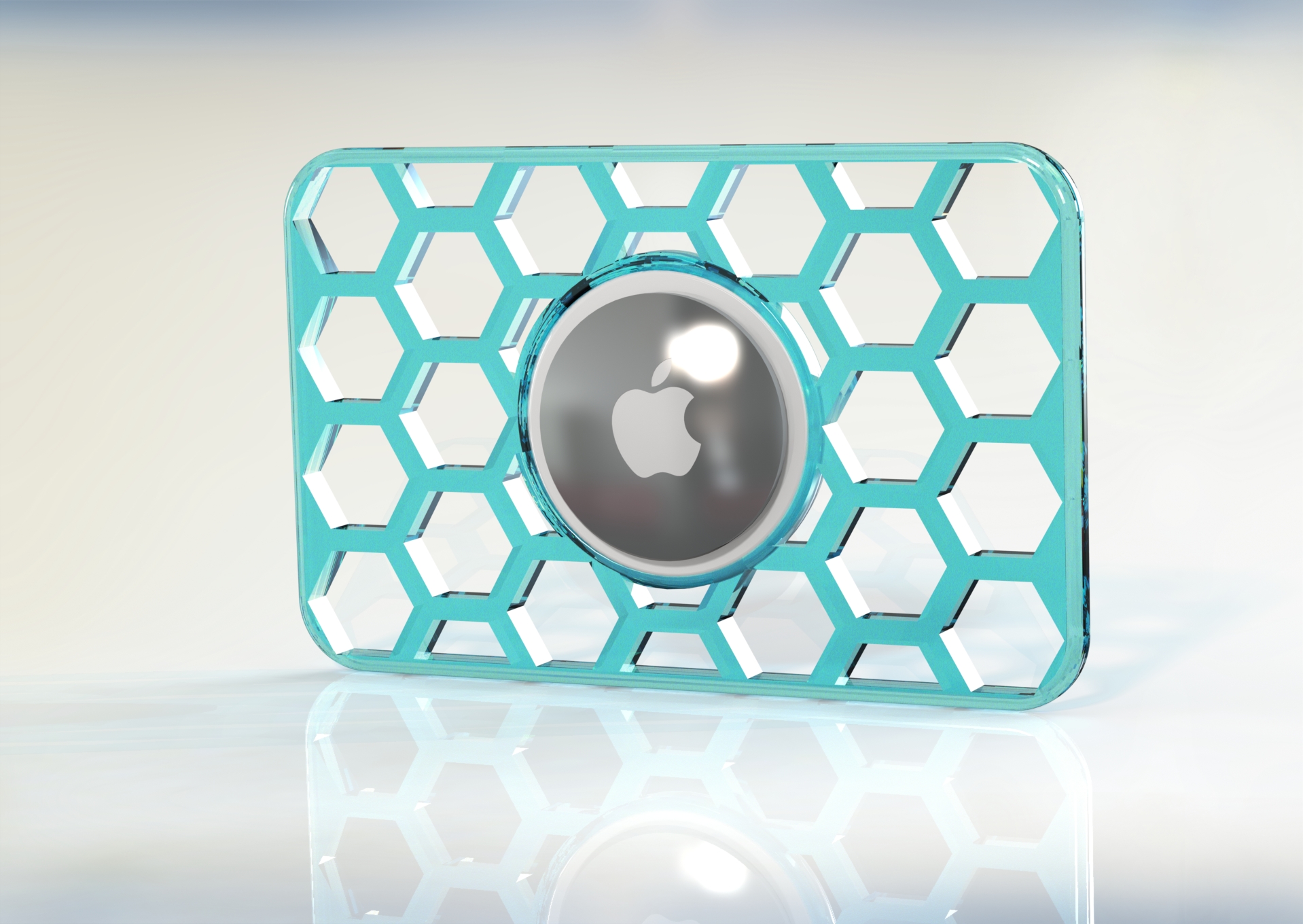 HexCard an Apple AirTag Wallet/ Purse Card - Balanced Strength & Style