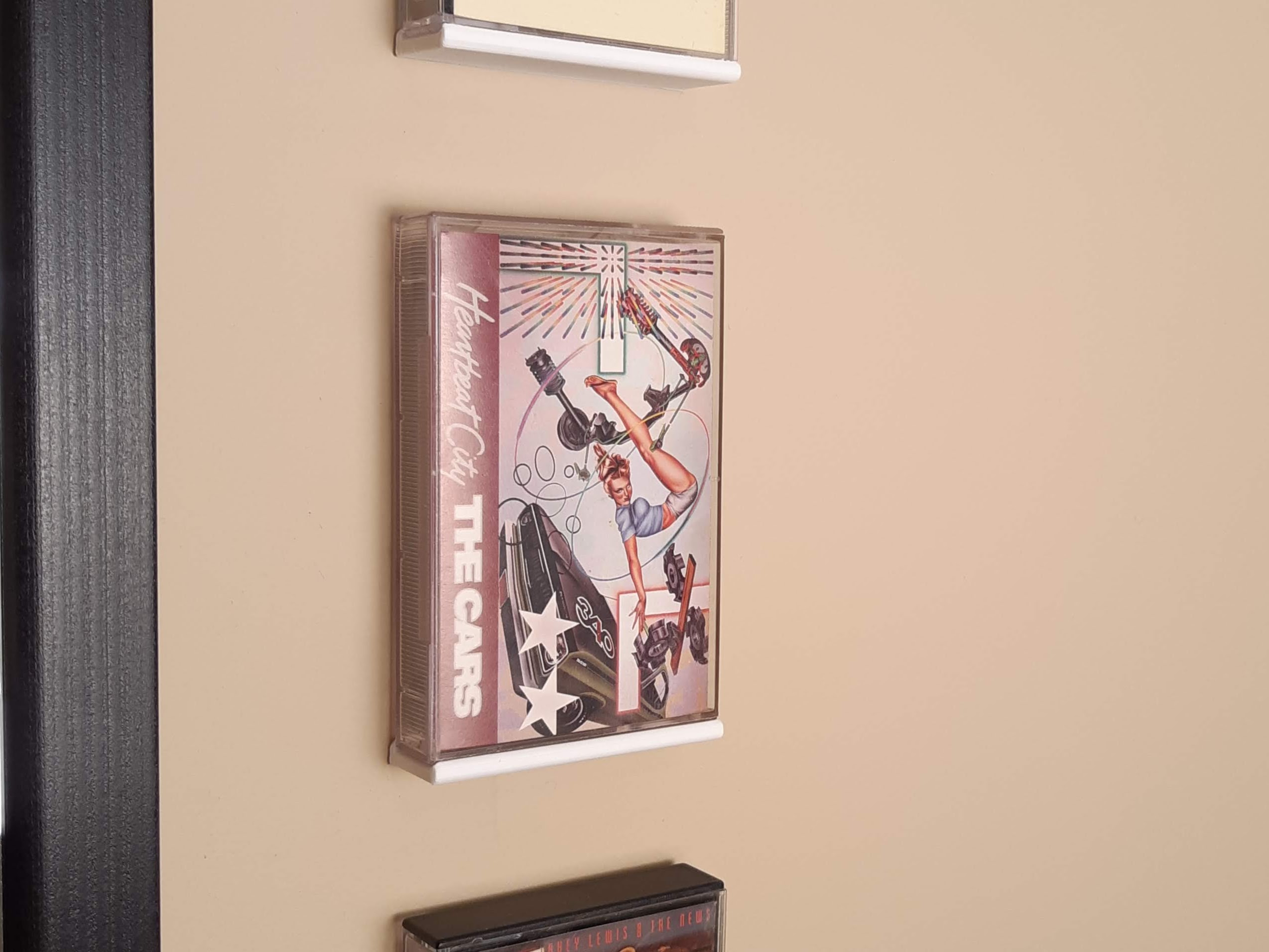 Cassette Tape Wall Mount Display Shelf