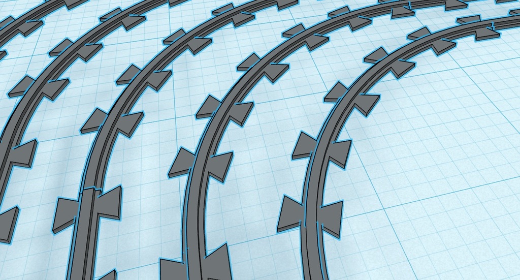 Wargaming Scale Razor Wire / Concertina Wire