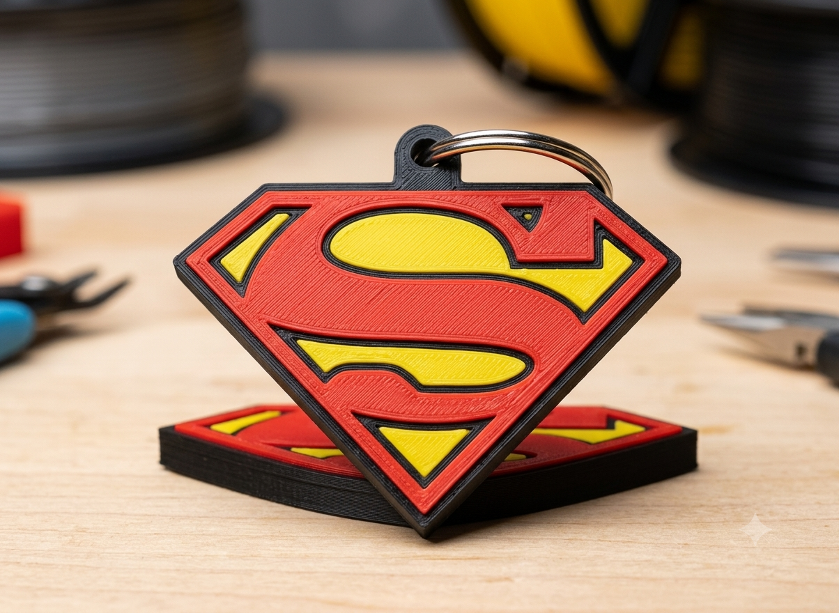 HypeTag - Superman Keychain / Pendant
