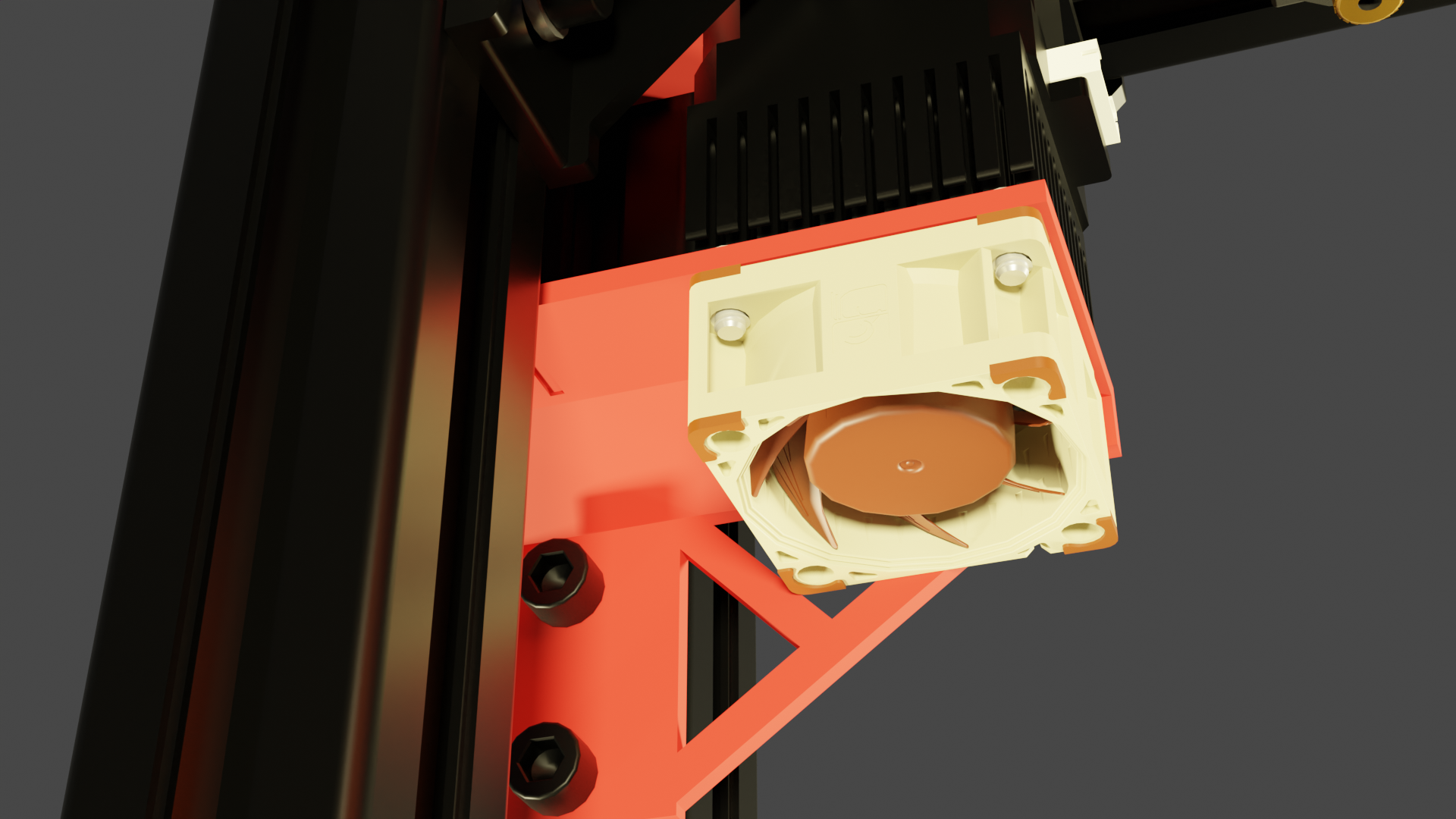 Rat Rig V-Core 3 XY Stepper Cooling Fan Mount
