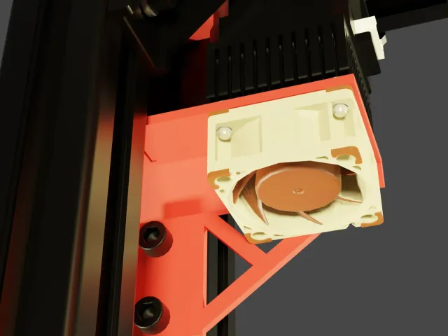 Rat Rig V-Core 3 XY Stepper Cooling Fan Mount