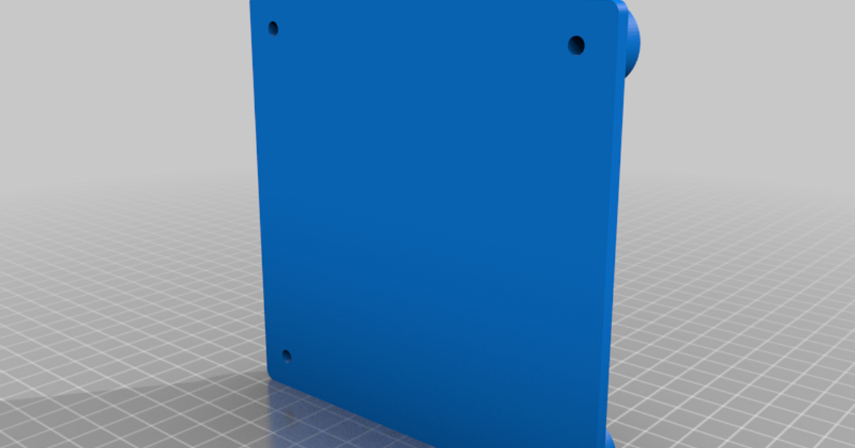 trak racer 100x100 recessed vesa spacer by James S Download free STL