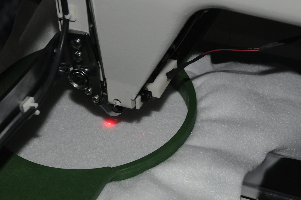 Laser position indicator bracket for Tajima NEO embroidery machine