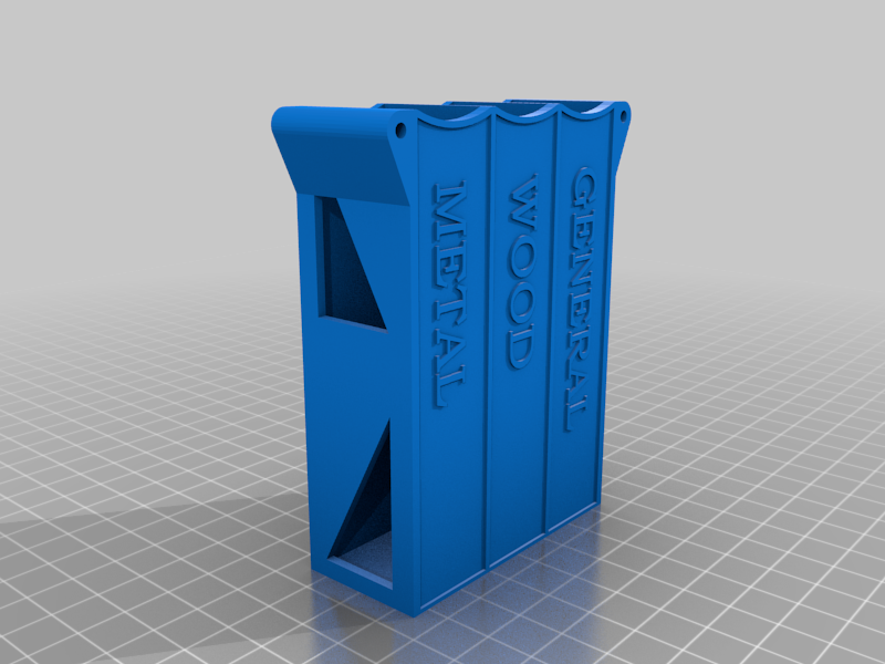 Sawzall Blade Organizer by Nick Download free STL model