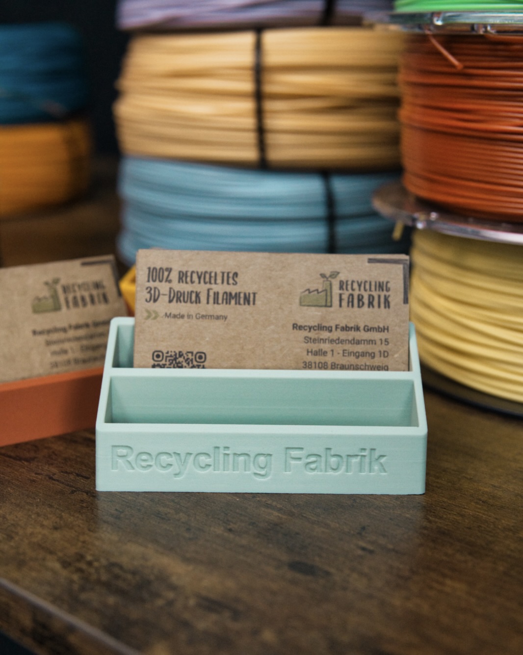 Business Card Holder 90mm Recycling Fabrik
