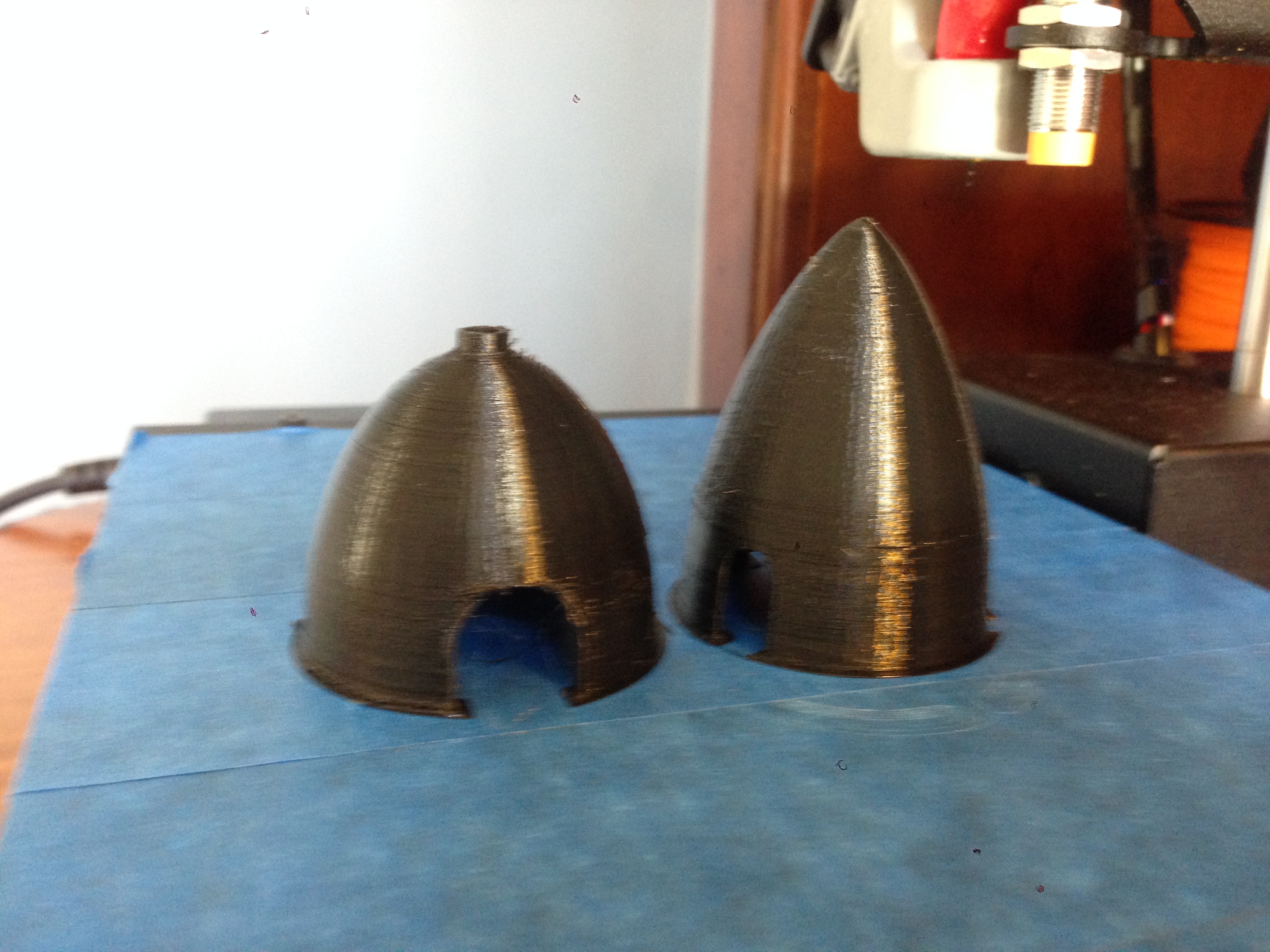 Scale Prop Spinners for the Lanyu Do-335 which is about 1/14.68 scale