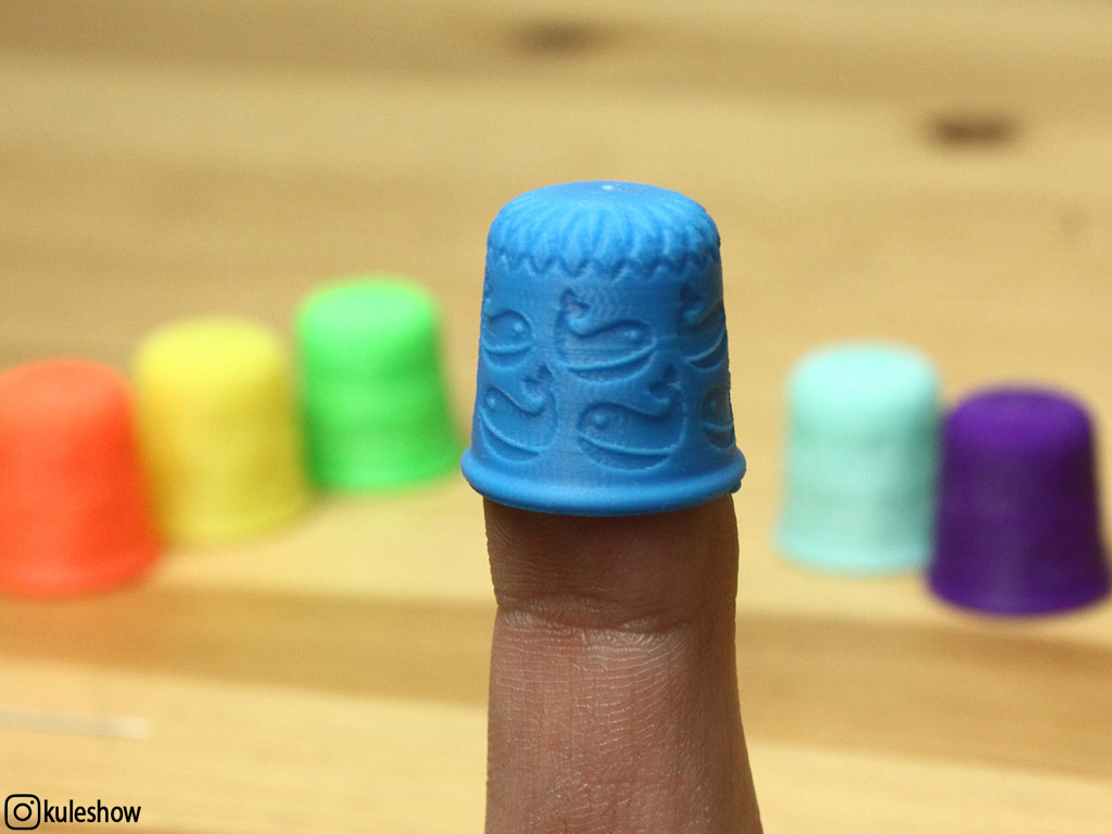 Thimble -rainbow set 🦊🌟🐸🦋🐋🐙 🌈 — miniatura 2