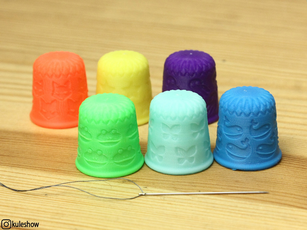 Thimble -rainbow set 🦊🌟🐸🦋🐋🐙 🌈 — miniatura 5
