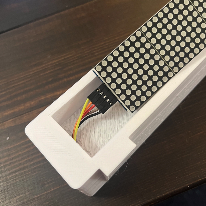 Miniatura 3 do modelo 3D Solder-less WIFI clock