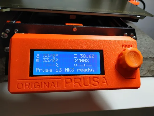 Big Ass Prusa MK3 LCD Knob