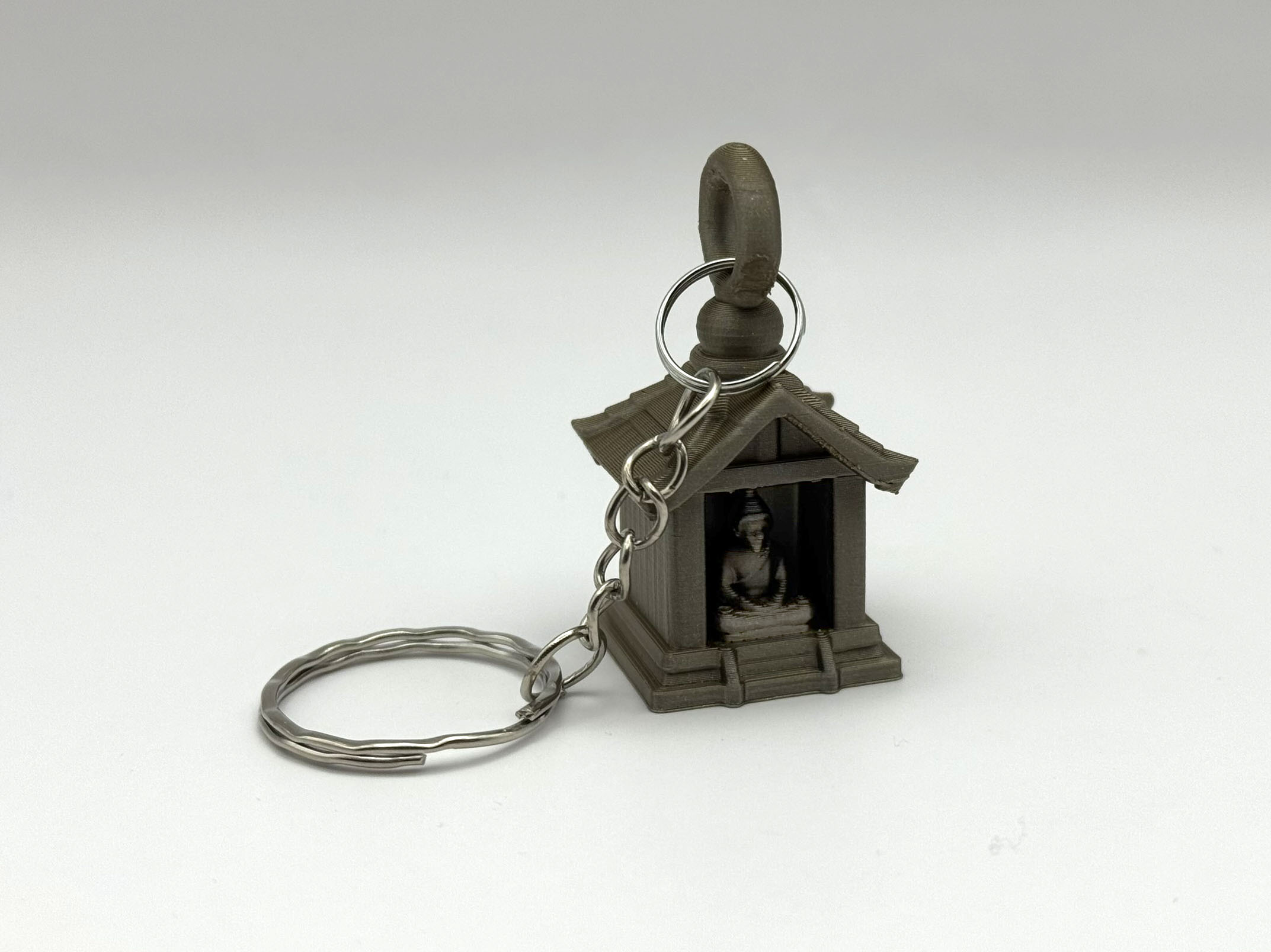 Buddha Temple Keychain