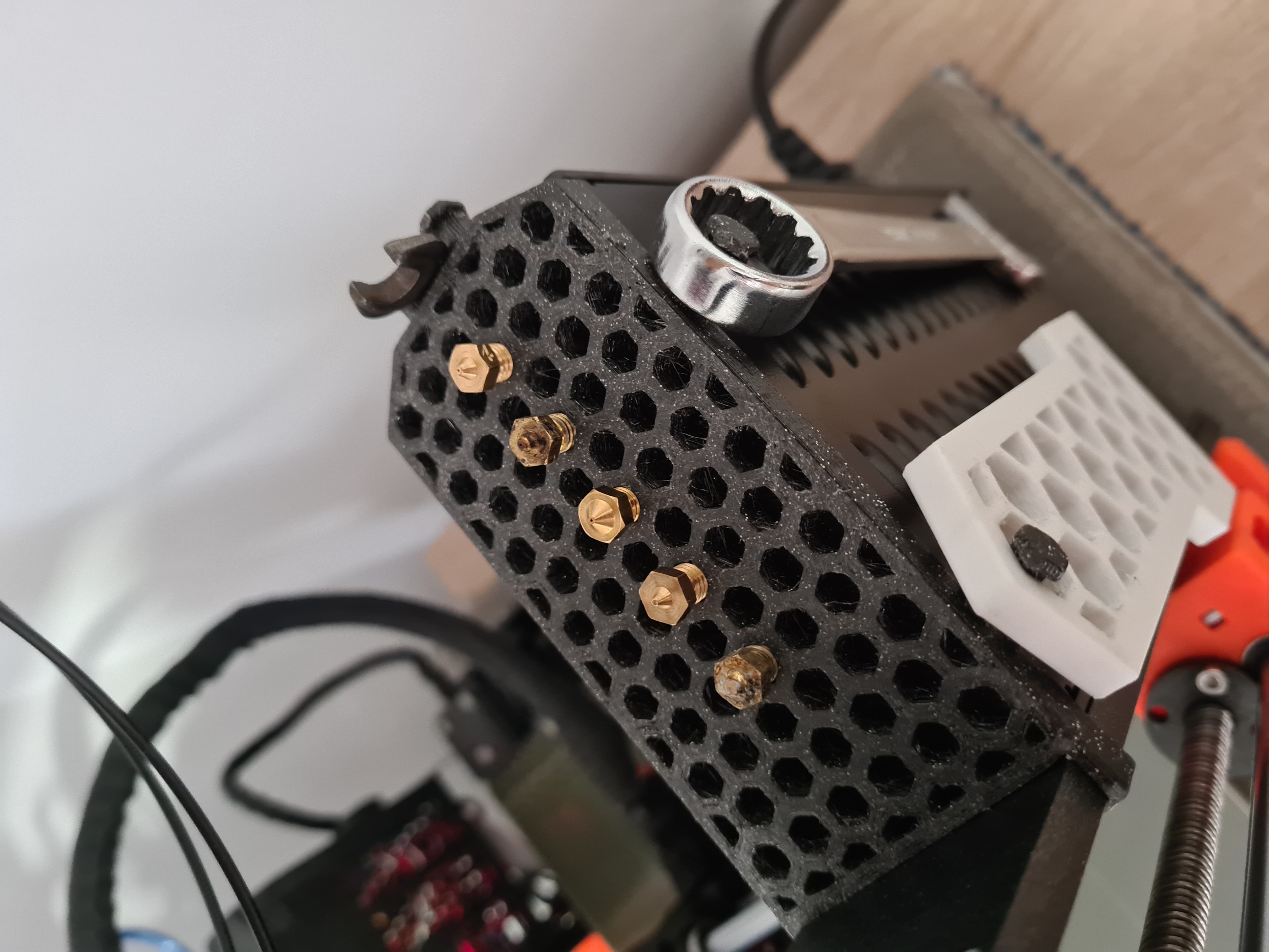 MK3S/+ PSU Tool and nozzle holder by SaguaroMaster | Download free STL ...