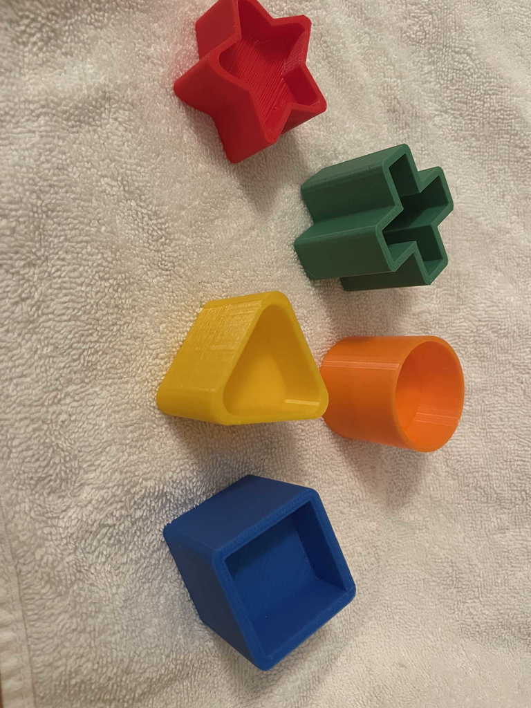 Fisher Price Shape Sorter Pieces