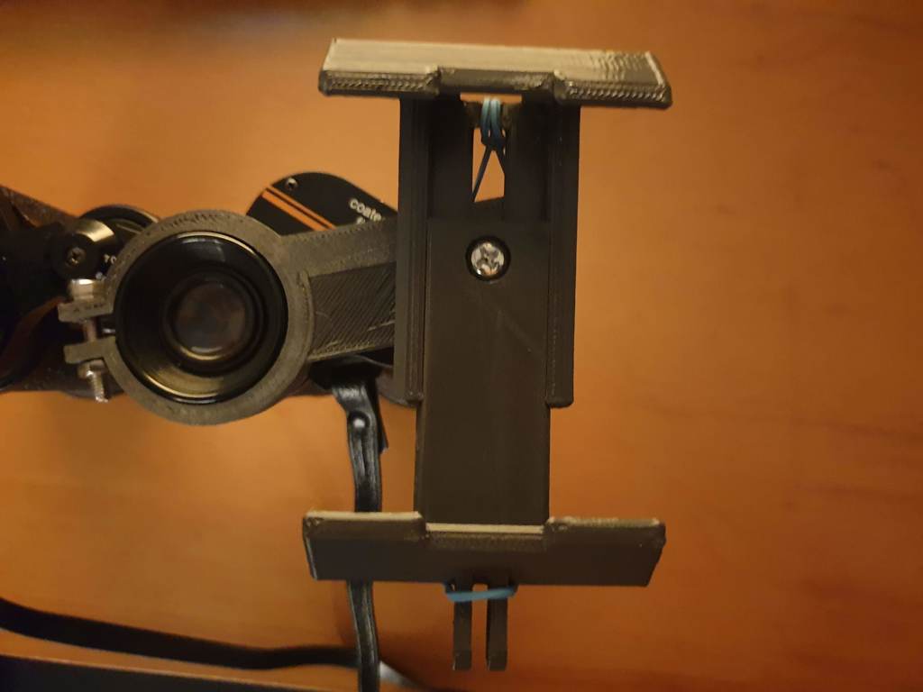 Phone mount for binoculars remix