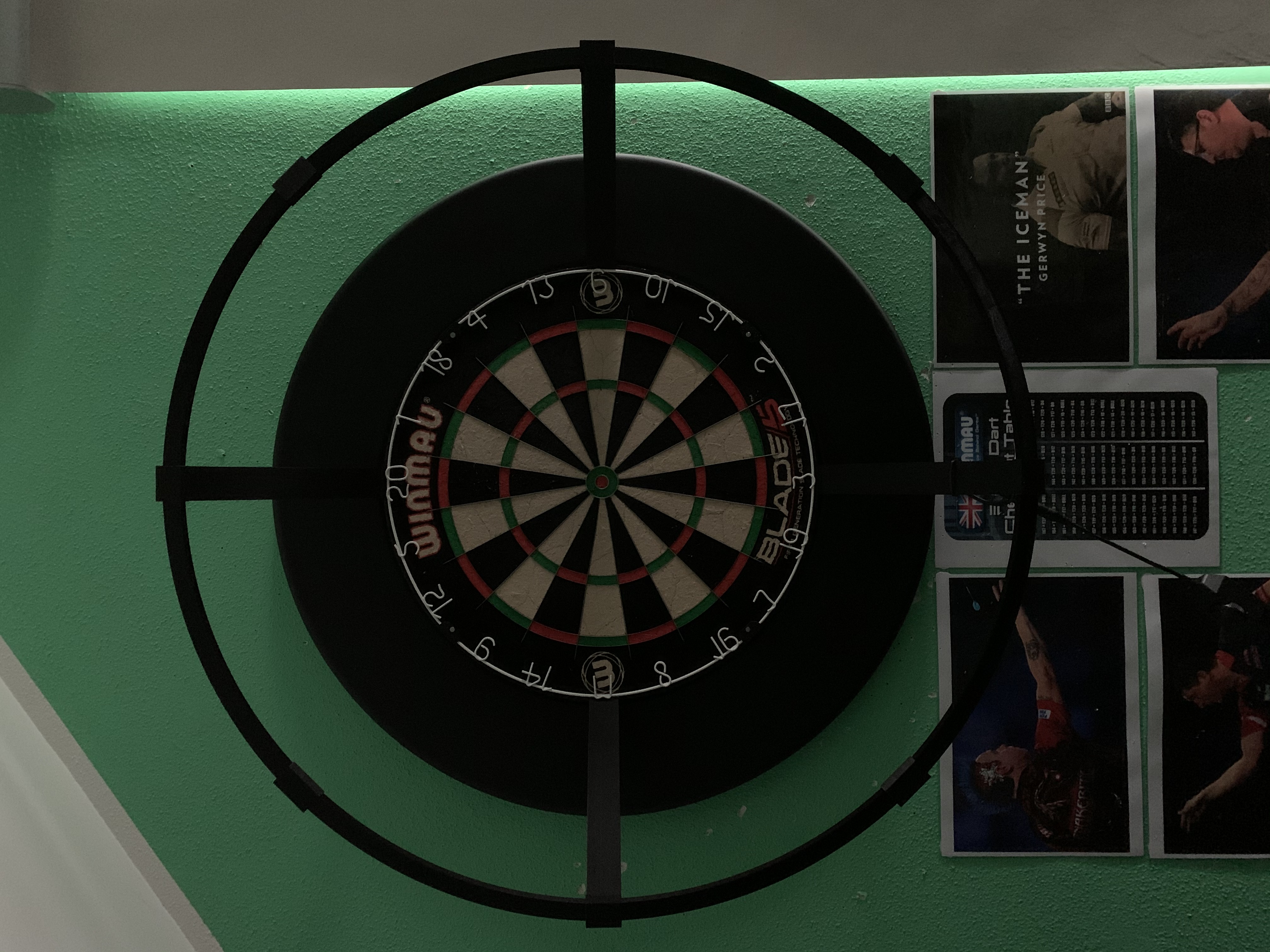 Miniatura 4 do modelo 3D Dart Board LED Light Ring