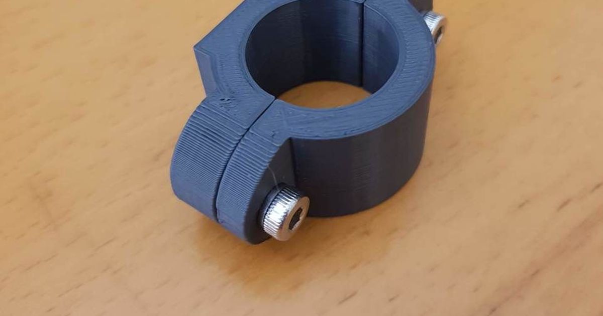 Customizable Handlebar Mount by samster395 Download free STL model