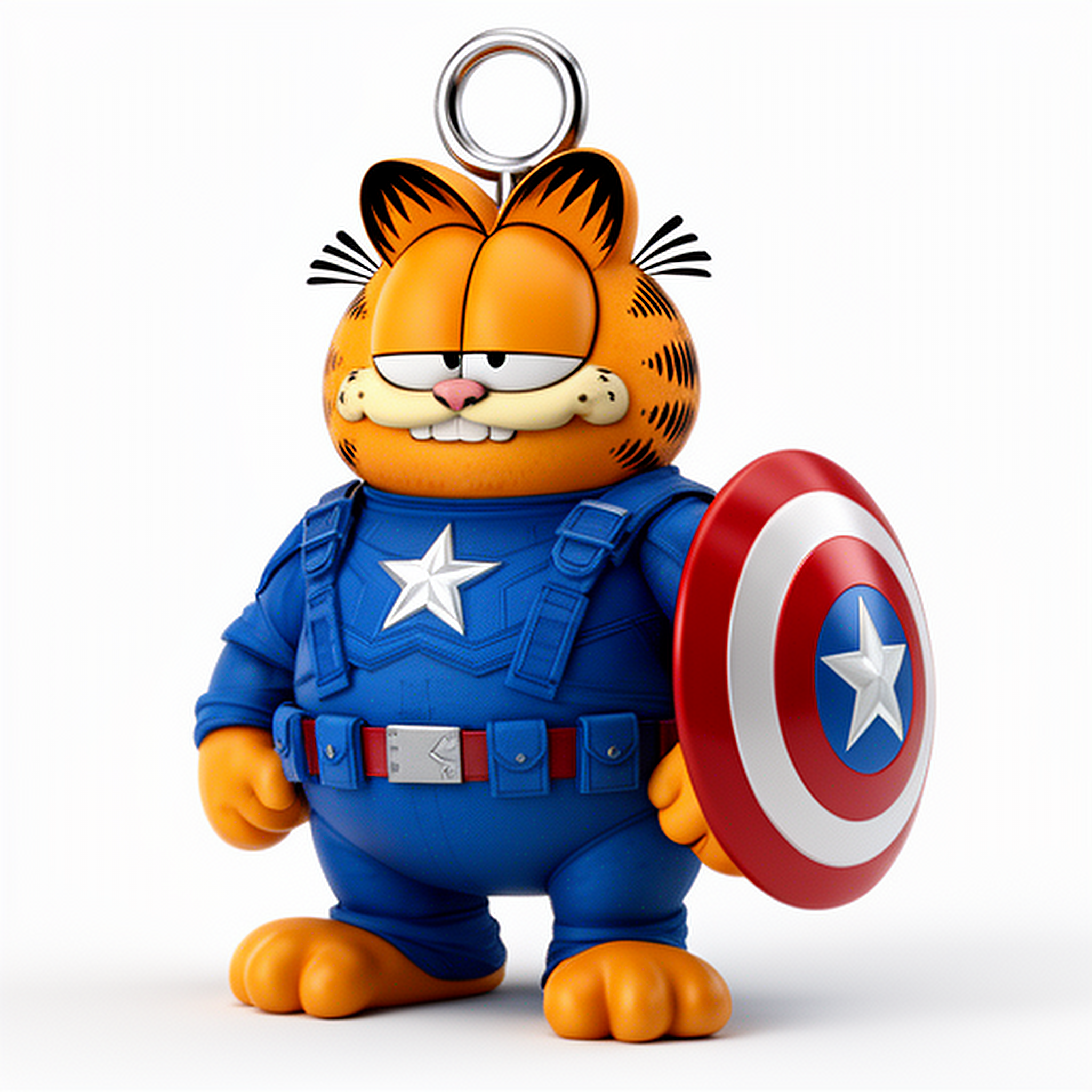 Garfield Captain America Ring Figure