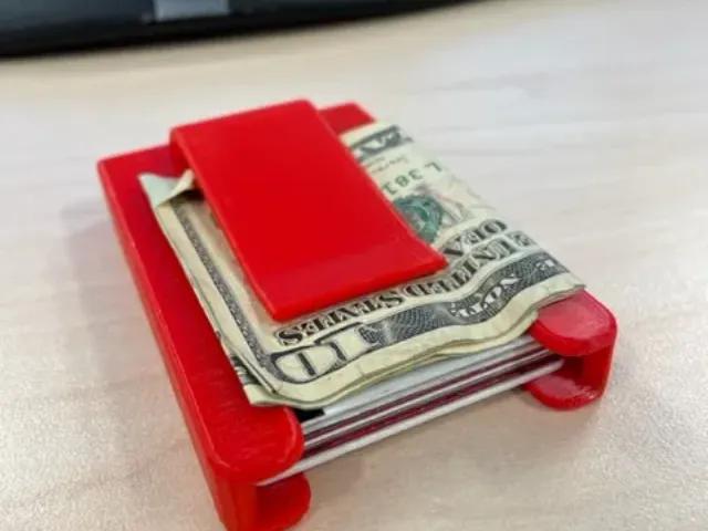 Wallet with money clip
