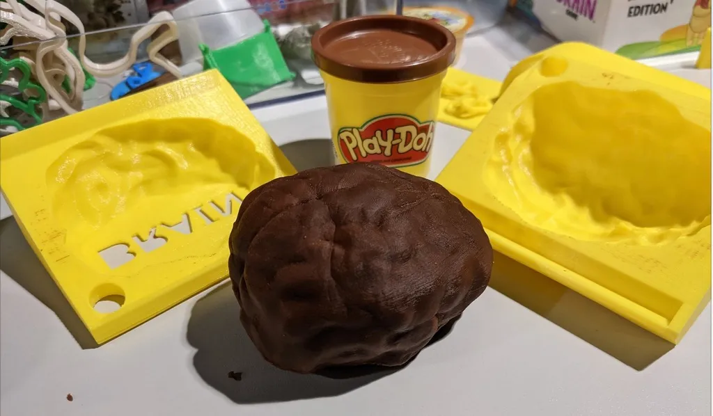 Brain Play Doh Mold by Riley CLZ Tech Studio Download free STL