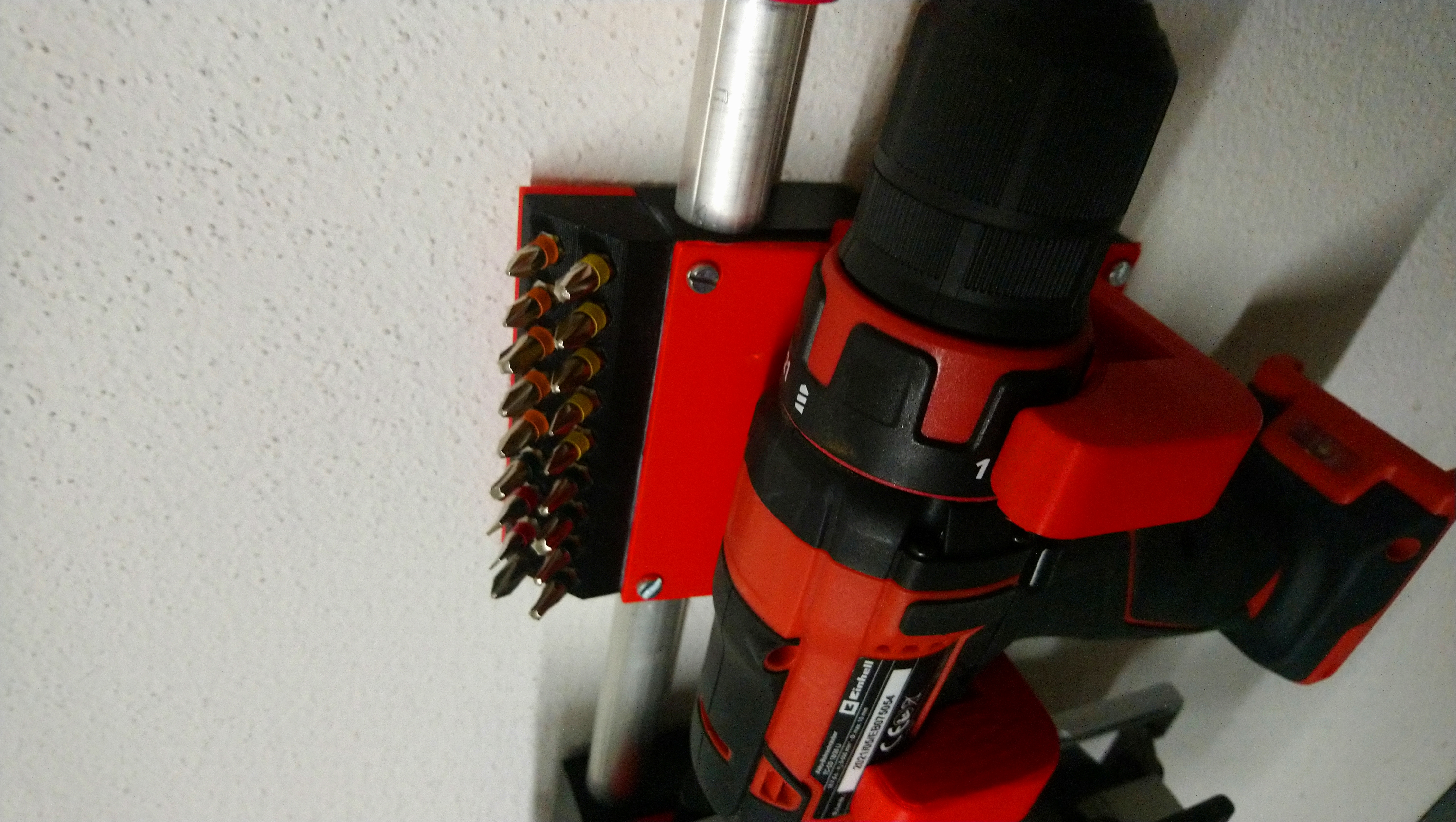 Bits mag for modular wallmount drill-holder