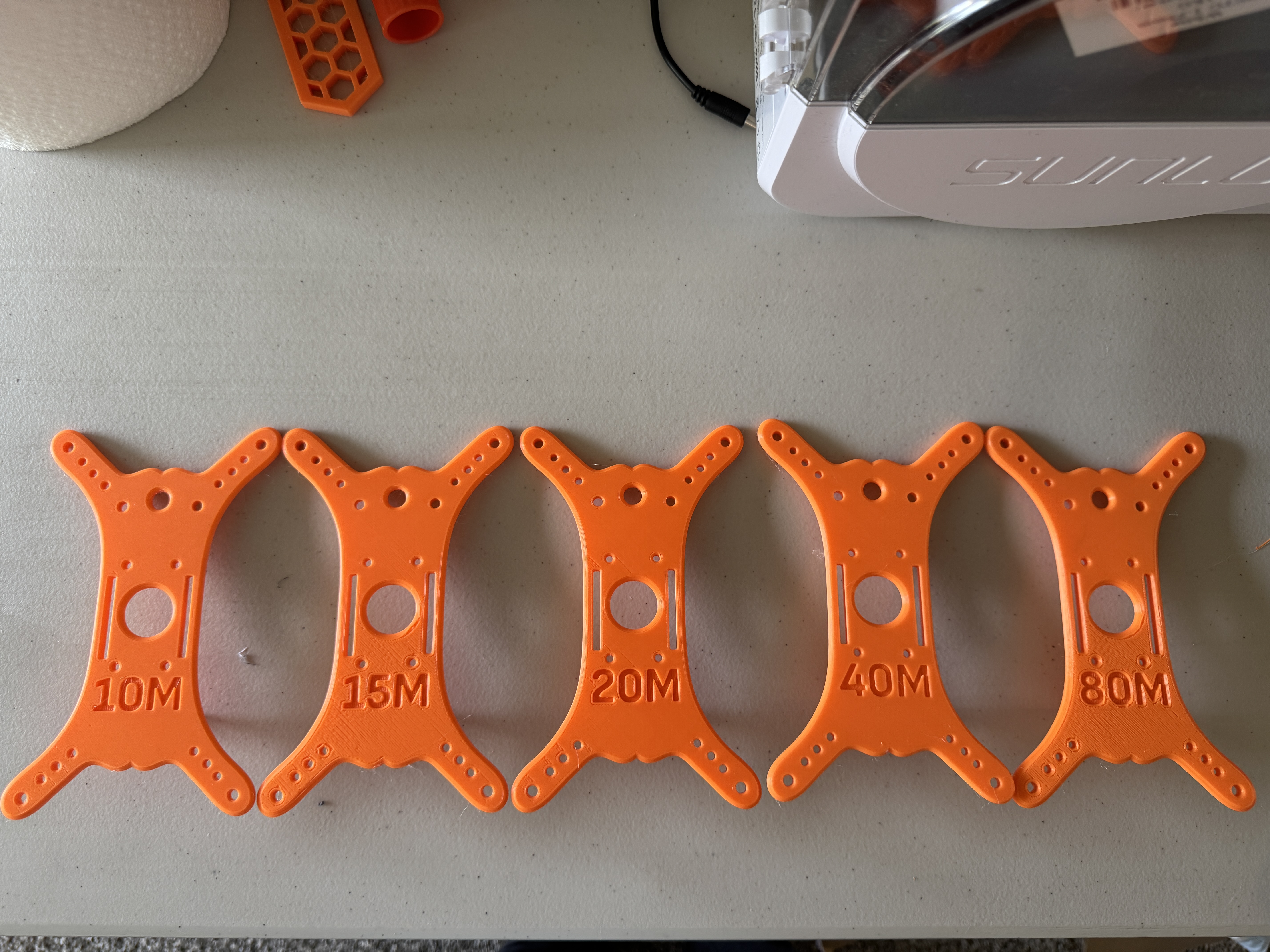 HamRadioDude's Dipole Wire Winder with Band Numbers