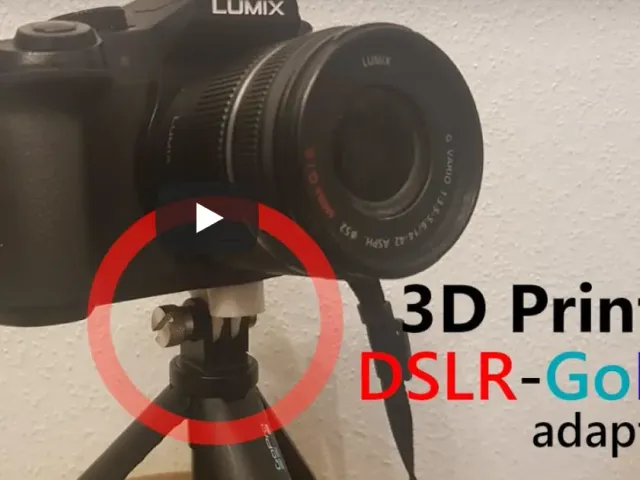DSLR GoPro Adapter