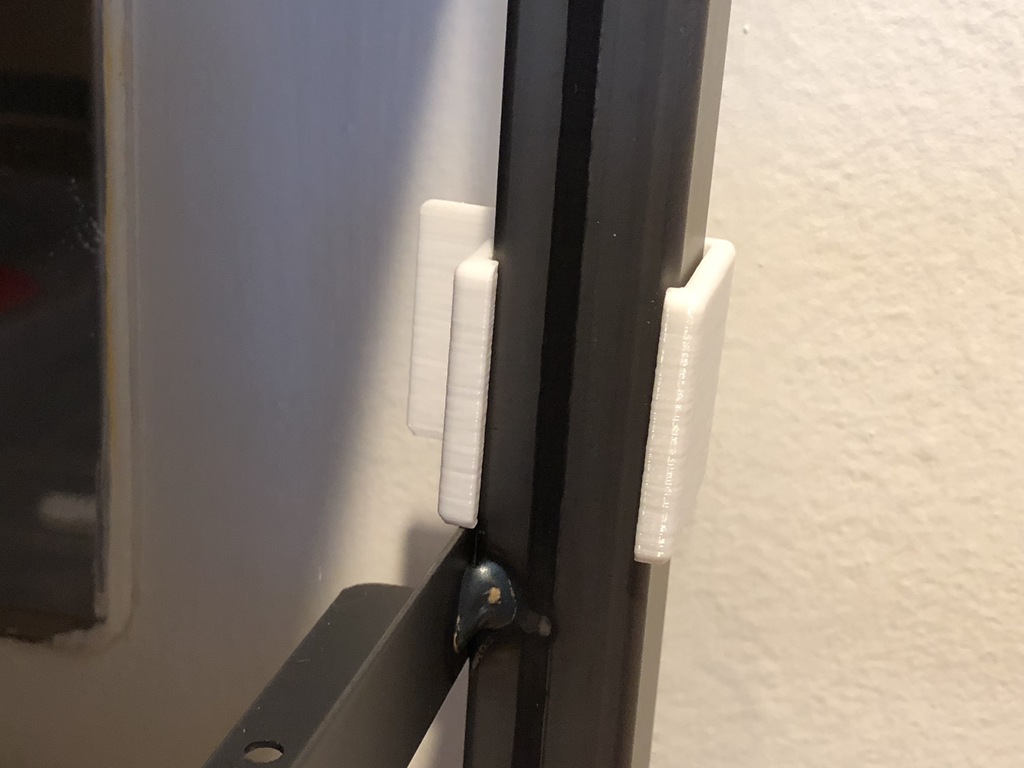 IKEA Veberod Shelf and Drawer clips (prevents OCD flareups)