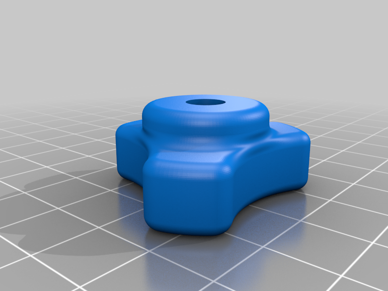 Star Knob M6 by Mobyflavour Download free STL model