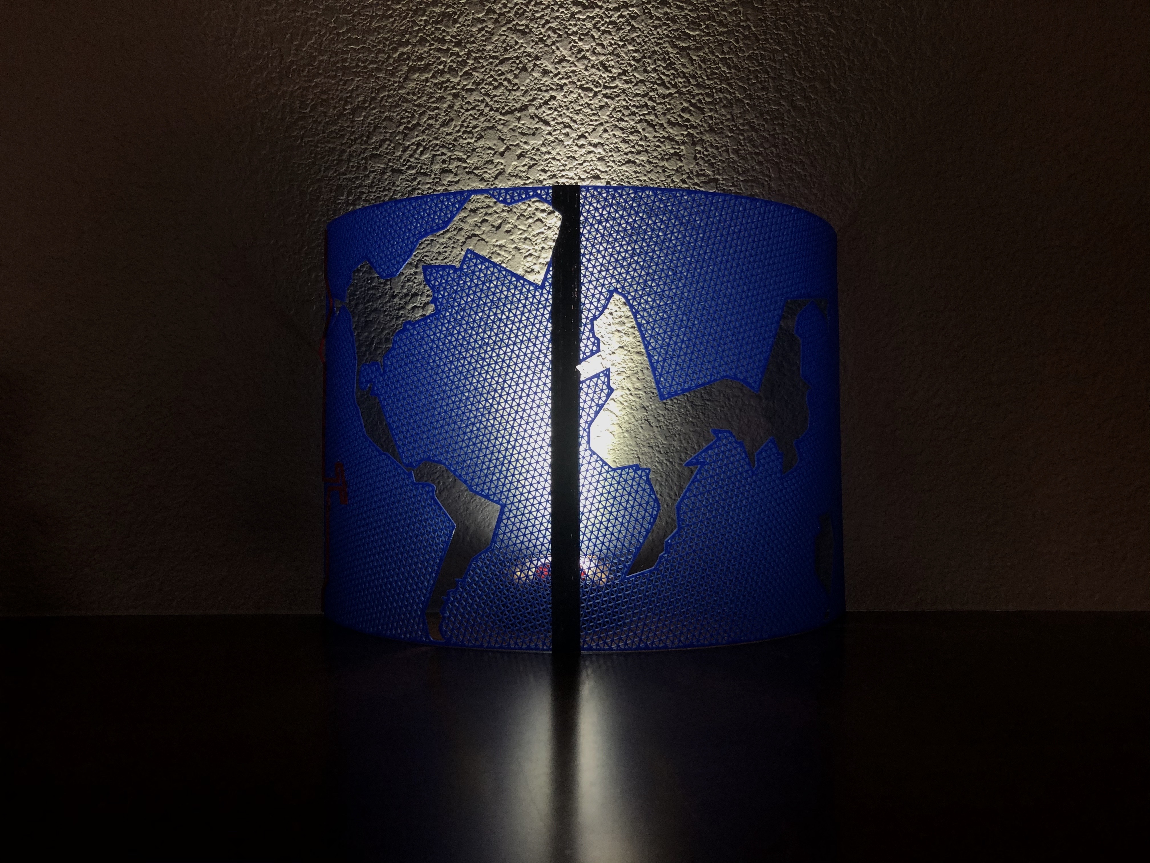 Distorted Map Art