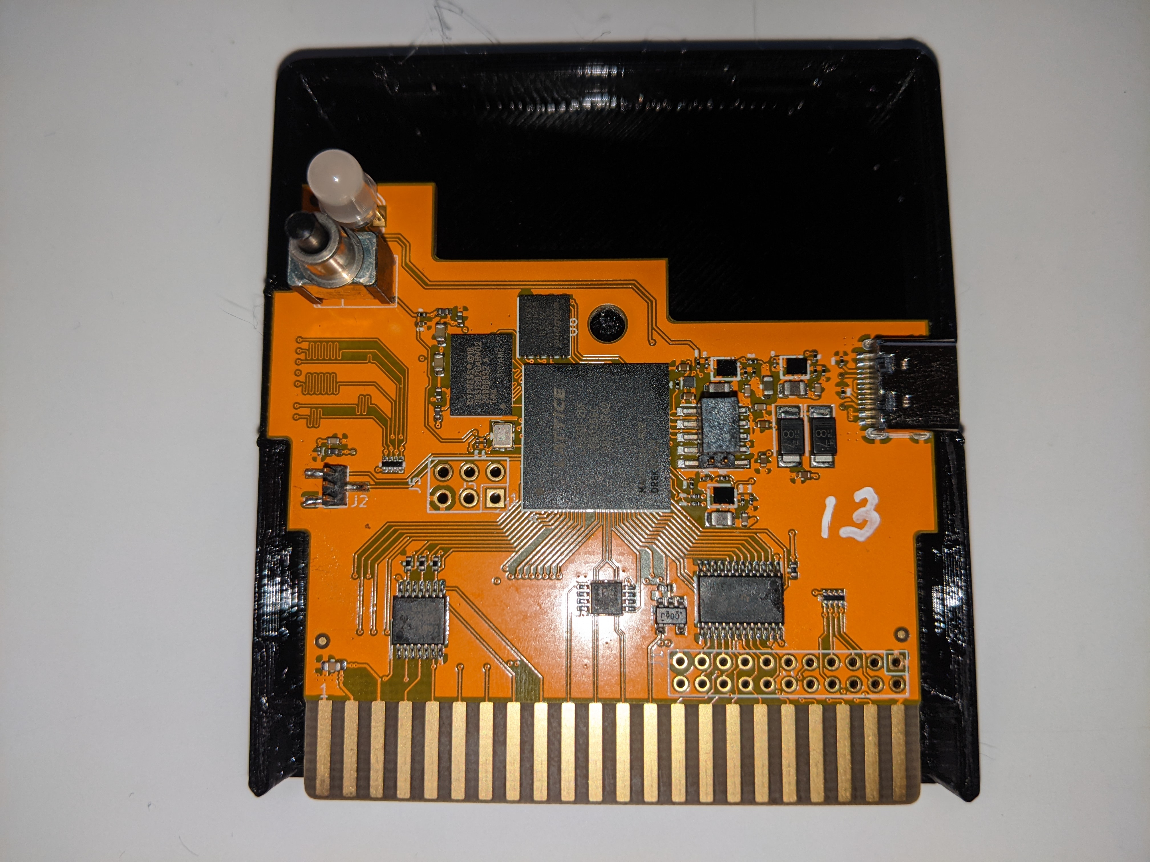 C64 The Orange Cartridge snap-fit cartridge shell
