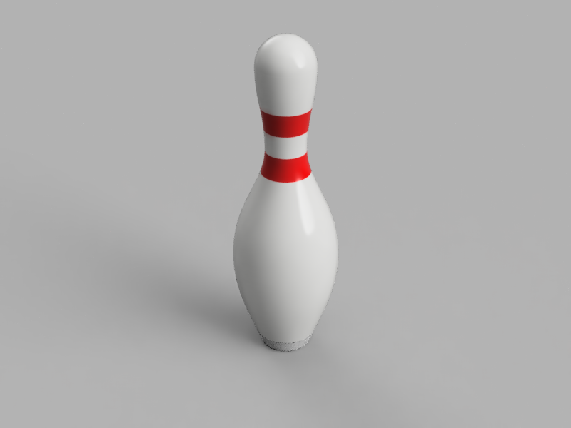 Bowling Pin - Dual Stripe - Single and Multi-Material by Spool Designs ...