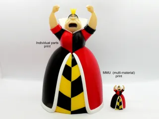 Queen of Hearts MMU by reddadsteve Download free STL model