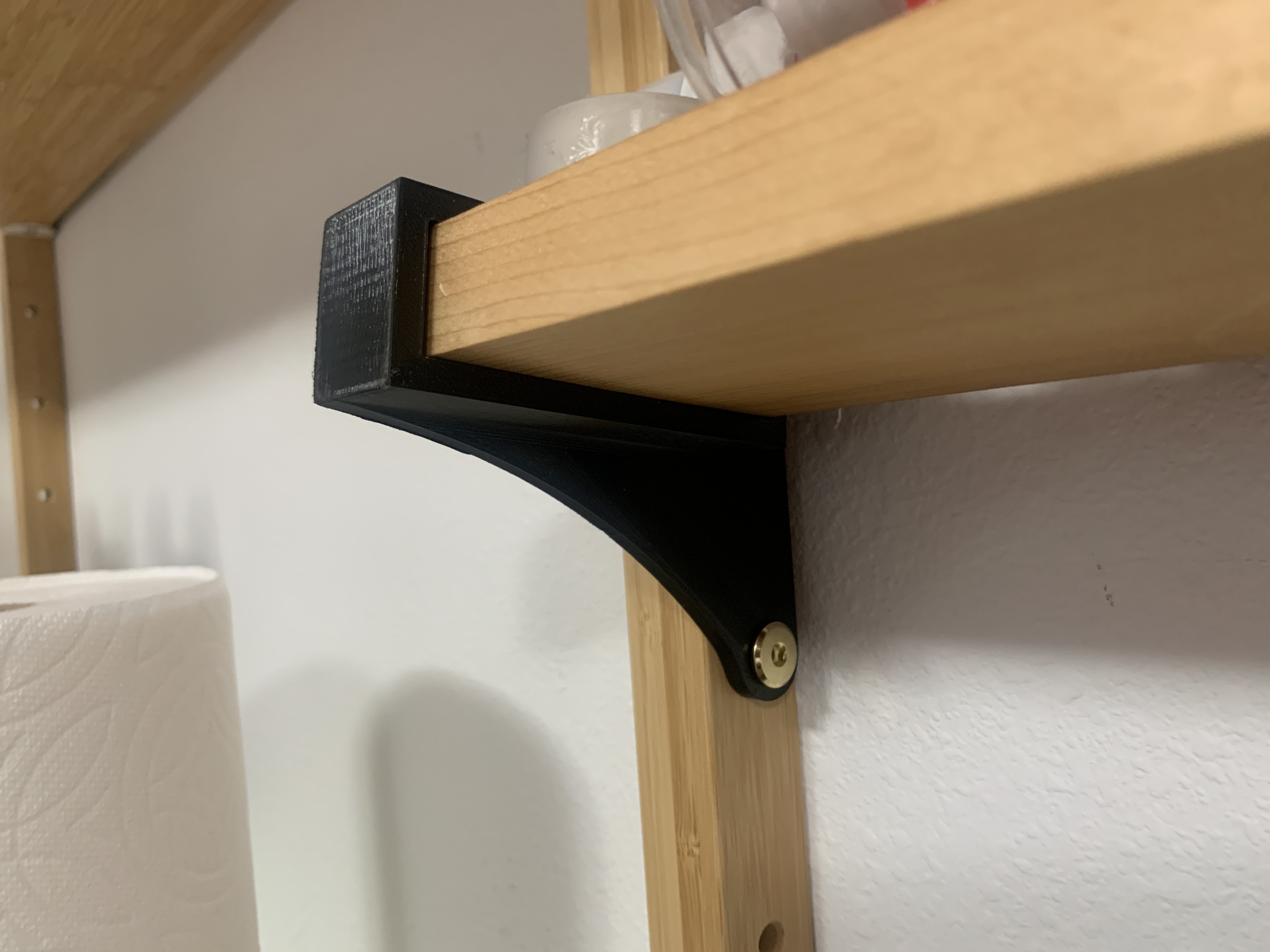 IKEA Svalnas Shelf Brackets (for tape roll storage) by skivvie