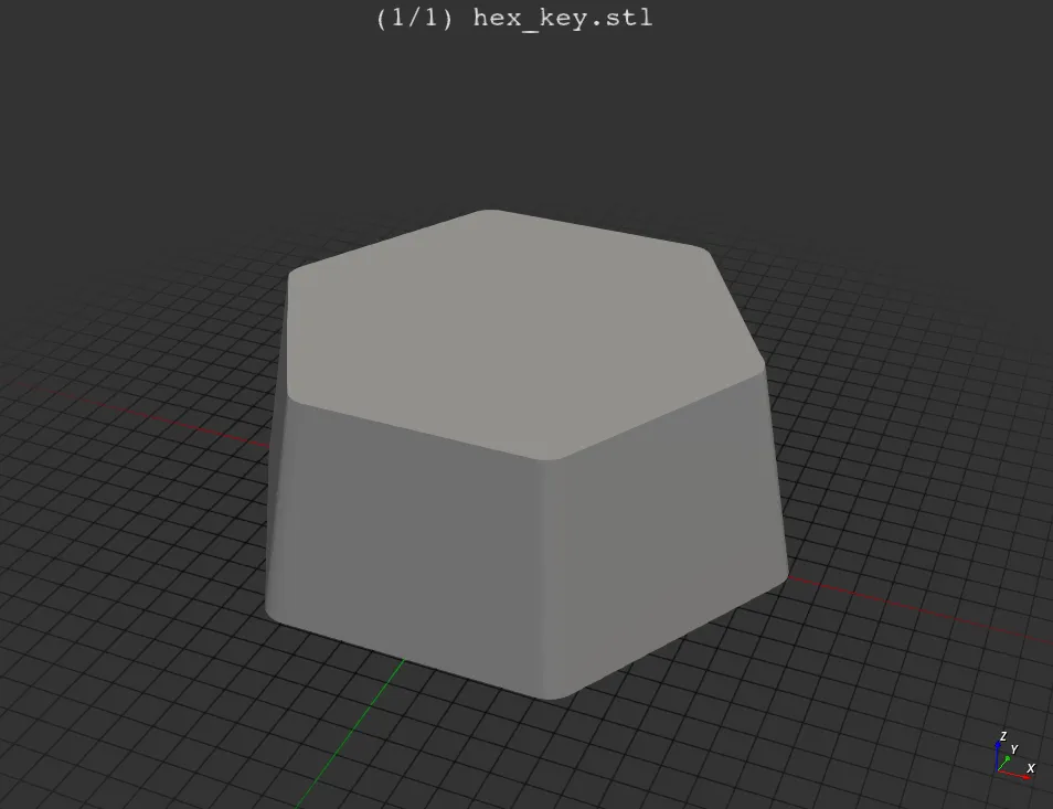 Hex Key Cap by plainoldcheese | Download free STL model | Printables.com