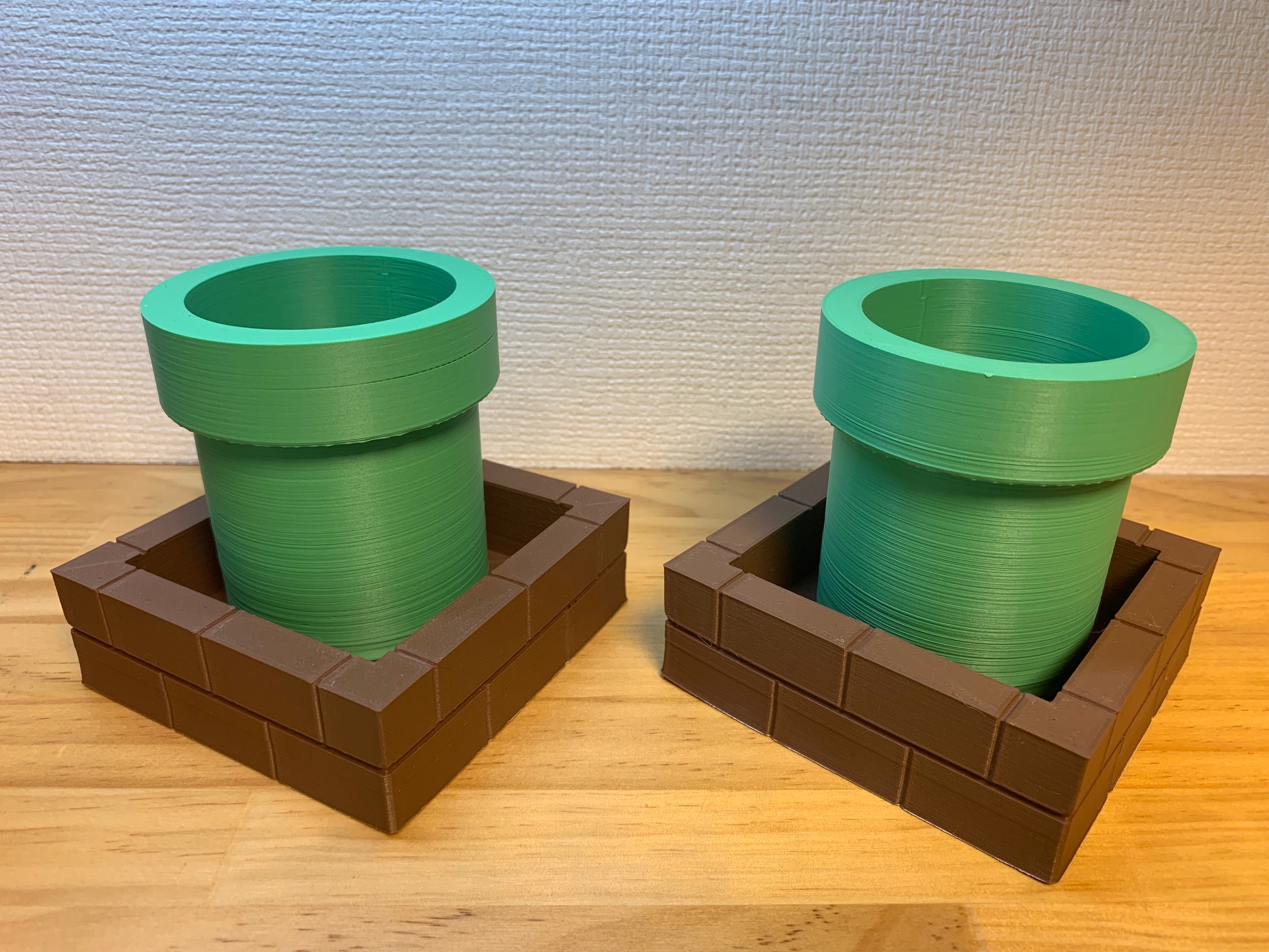 Nintendo Super Mario's clay pipe POT(Vase , Planters)