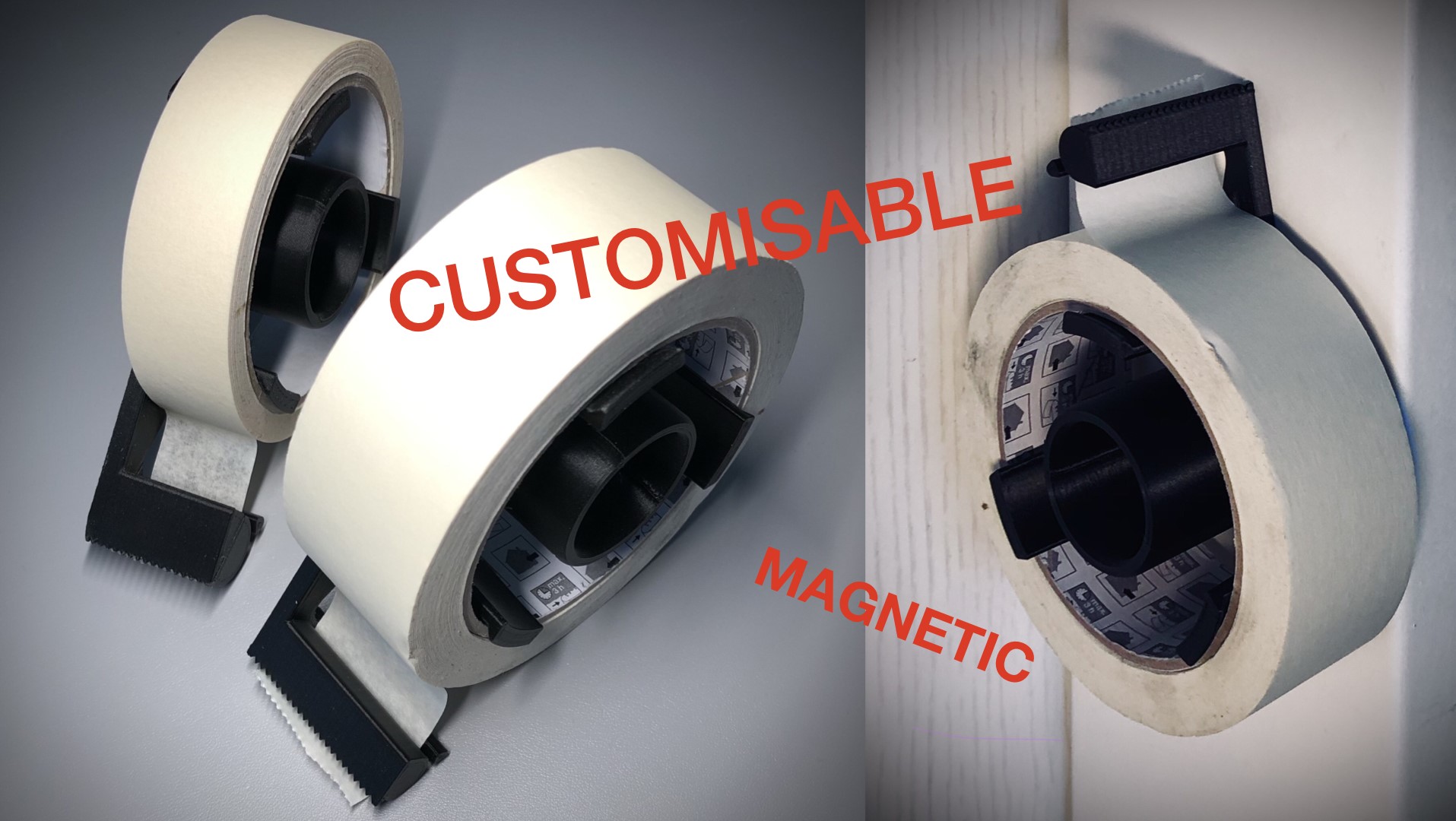 Tape Dispenser - Customisable - Magnetic